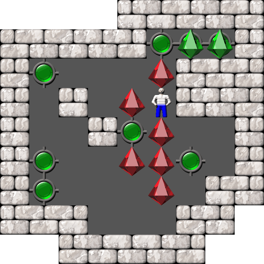 Sokoban Ionic Catalysts level 117